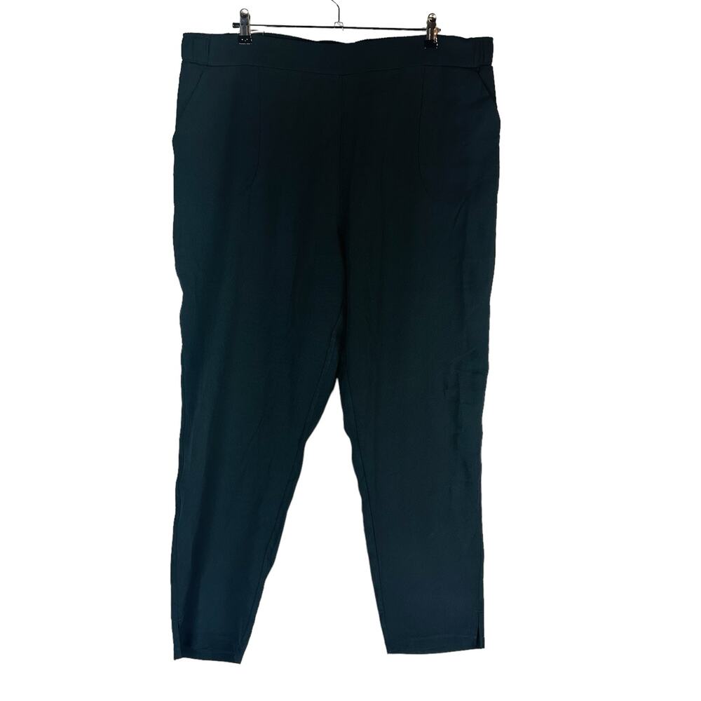 New 32 Degrees Cool Womans Sz XXL Pants Black Pants Pull On Stretch Active NWT